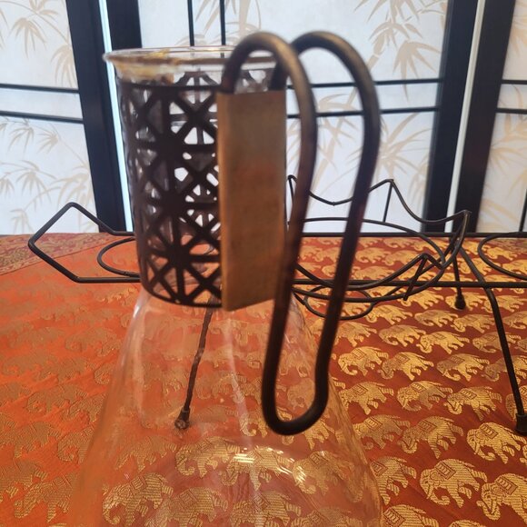 Rare Atomic 60s Pyrex Coffee Carafe & Warmer w/ Cream and Sugar - Picture 6 of 13